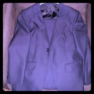 2 pc Boys Pinstripe suit w/ Nautica Button Down